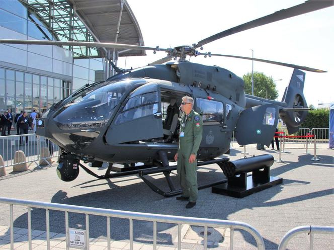 Lekki śmigłowiec H145M na MSPO 2024