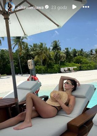 Julia Wieniawa na Malediwach