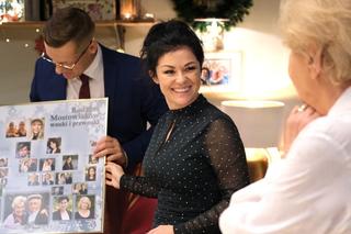 M jak miłość świąteczny odcinek specjalny Wigilia. Barbara (Teresa Lipowska), Piotrek (Marcin Mroczek), Kinga (Katarzyna Cichopek)