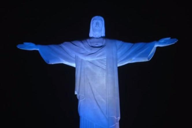 Świecący Jezus w Rio