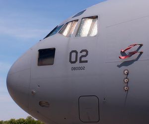 Wojskowy gigant wylądował we Wrocławiu. Ten widok robi ogromne wrażenie 