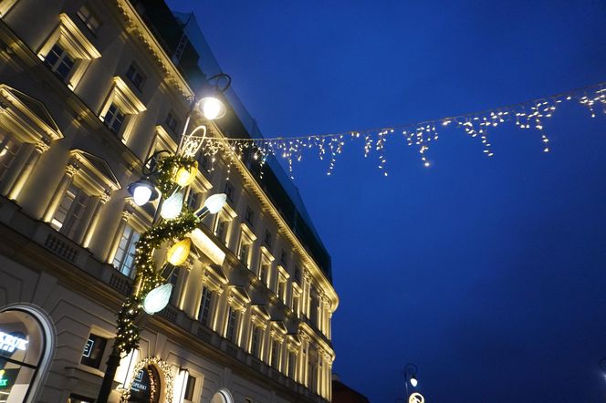 Świąteczna iluminacja Traktu Królewskiego 7.12.2024