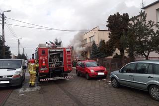 Pożar domu na Szymanowskiego w Lesznie. Możliwe, że od świeczki 
