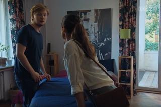 M jak miłość odc. 1557. Łukasz (Jakub Józefowicz), Kasia Stawska (Paulina Lasota)