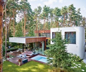 Bryła i wnętrza nietypowego domu