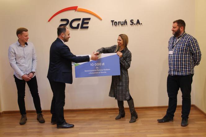 PGE Toruń przekazała 40 tysięcy zł czterem organizacjom pożytku publicznego