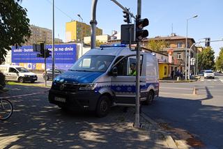 Wypadek na skrzyżowaniu ulic Szkotnik i Mościckiego