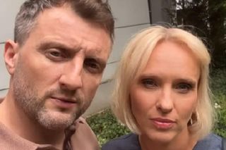 M jak miłość na planie. Bartek (Arkadiusz Smoleński), Dorota (Iwona Rejzner)