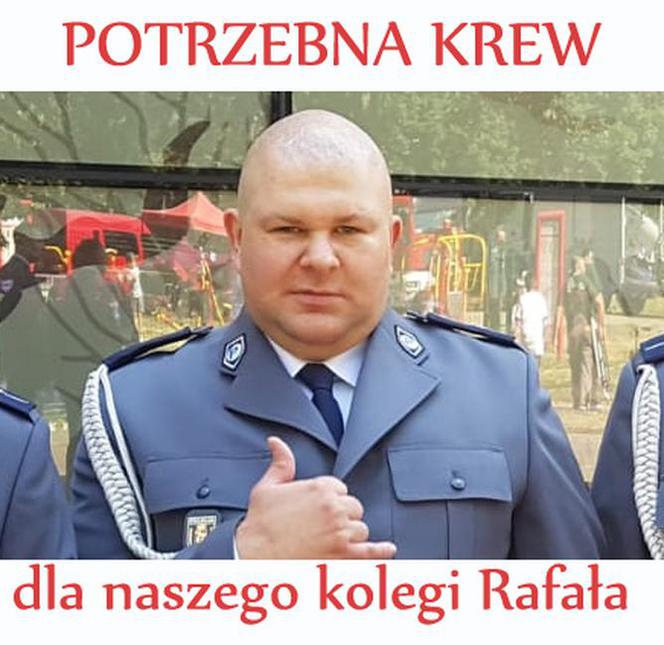 Walczący o życie policjant 