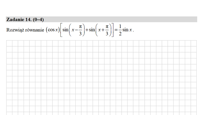 Matura 2020 rozszerzona matematyka. Przykładowe zadania egzaminacyjne