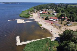 Plaża w Trzebieży (2022 r.)