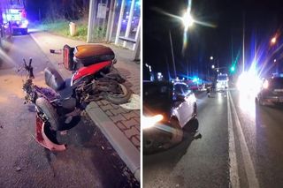 Poważny wypadek w Radlinie. Motorowerzysta w szpitalu