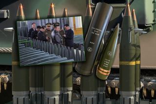 Będą się toczyć z fabryk jak parówki? Kim Dzong Un wzywa do zwiększenia produkcji pocisków artyleryjskich