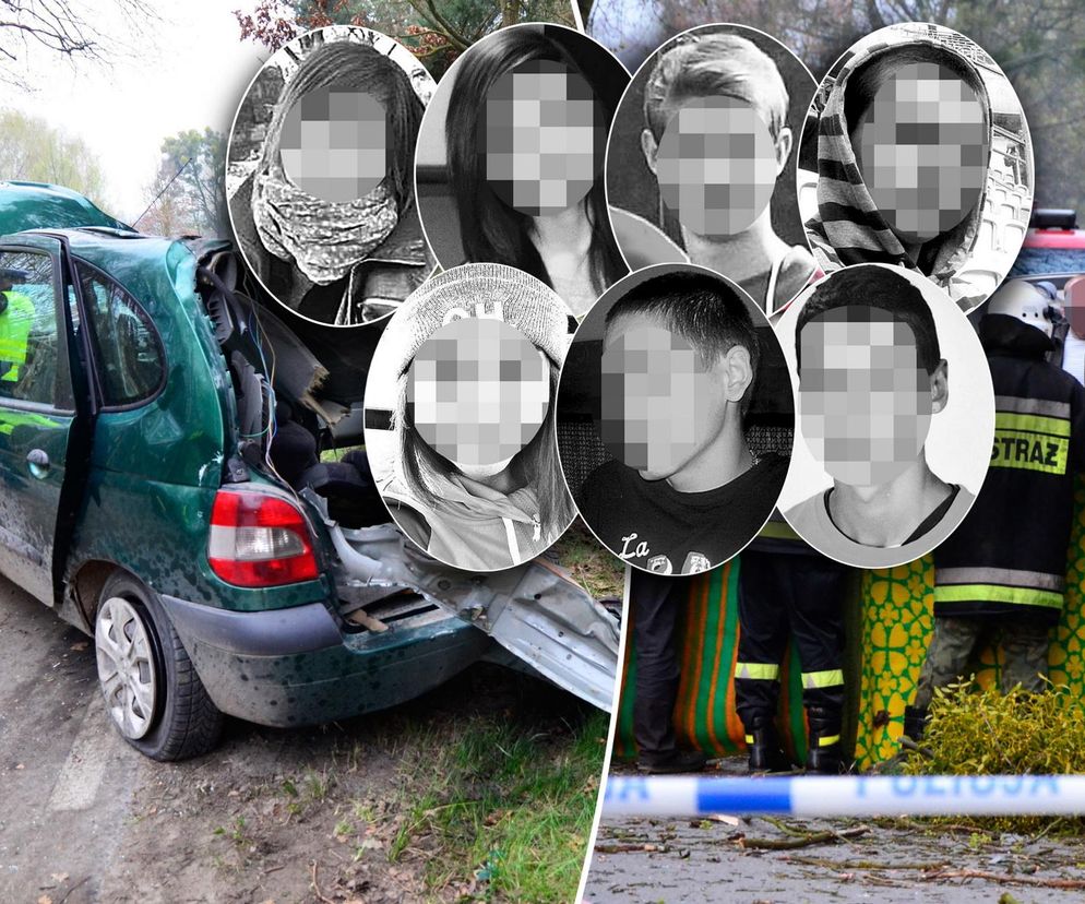 Tragiczny wypadek w Klamrach. Siedmioro nastolatków zginęło w nocy