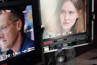 	M jak miłość nowy sezon na planie. Piotrek (Marcin Mroczek), Franka (Dominika Kachlik)