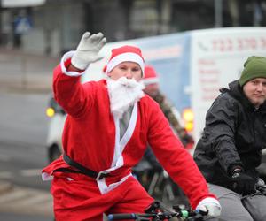 Mikołaje na rowerach przejechali przez Gorzów