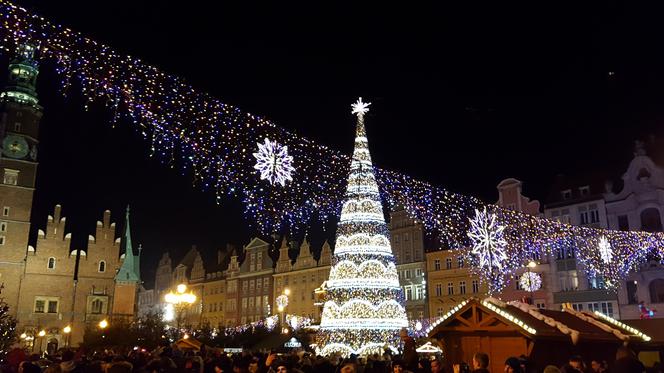 Świąteczne iluminacje we Wrocławiu