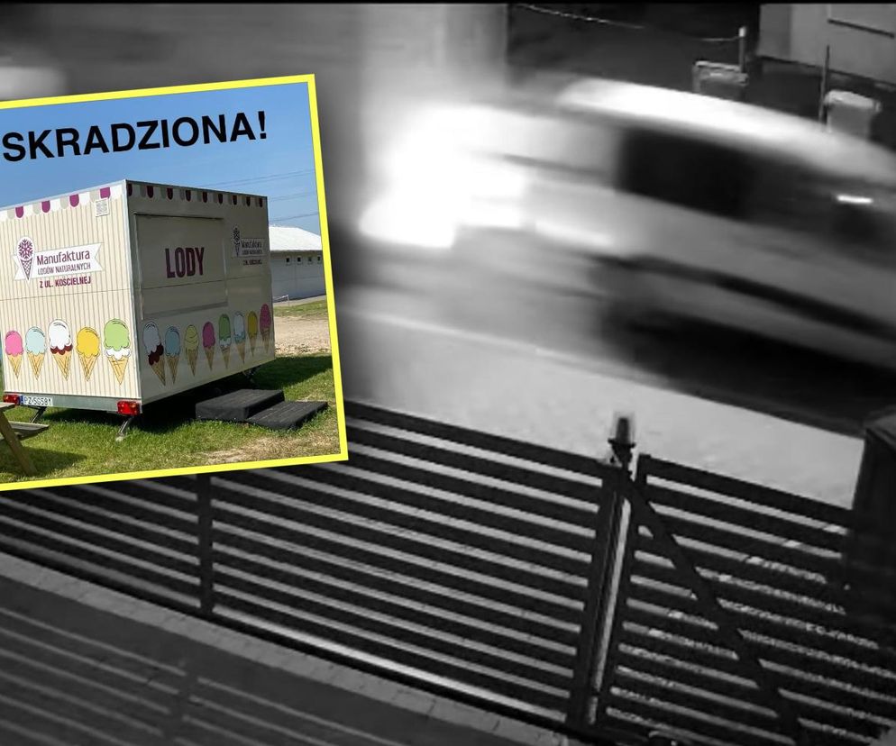 Ukradli budkę z lodami