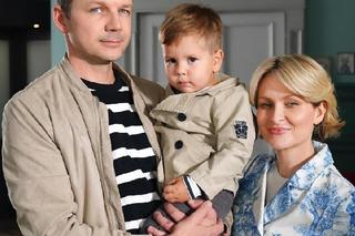 Barwy szczęścia. Bruno (Lesław Żurek), Tadzio (Józio Trojanowski), Bożena (Marieta Żukowska)