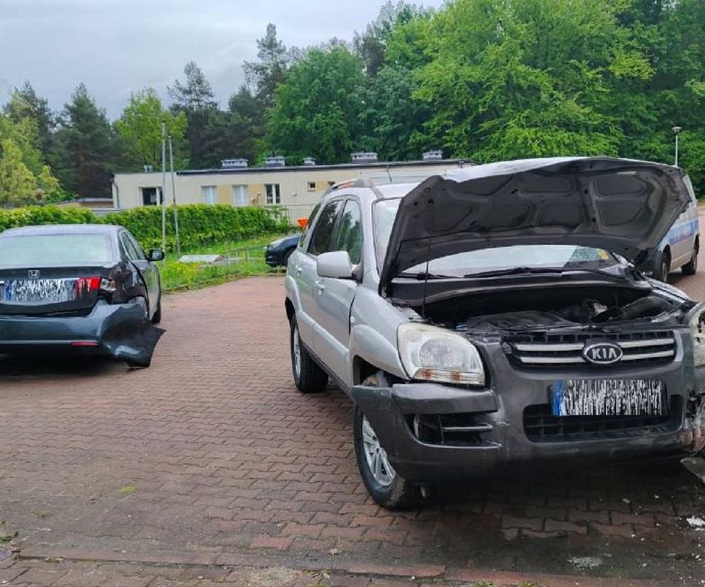 Kuriozalna sytuacja na szpitalnym parkingu!