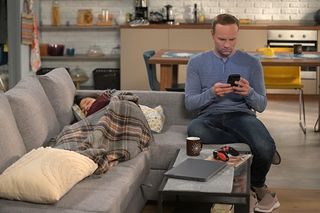 Pierwsza miłość, odcinek 4022: Kinga (Aleksandra Zienkiewicz),  Janek (Maciej Mikołajczyk)