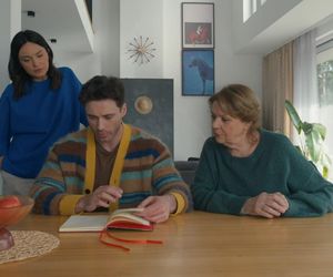 Barwy szczęścia odc. 3251. Cezary (Marcel Opaliński), Natalia (Maria Dejmek), Józefina Rawiczowa (Elżbieta Jarosik)