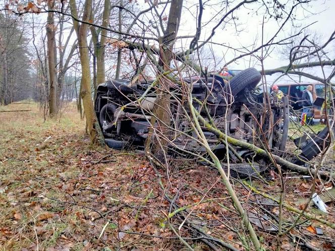 Makabryczny wypadek niedaleko Torzymia. To cud, że nikt nie zginął!