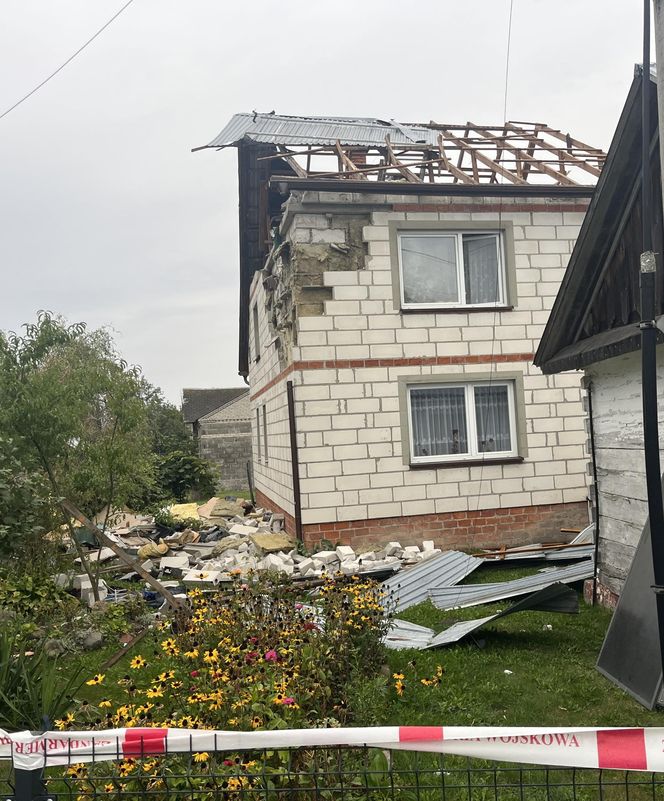 Małżeństwo ze wsi Wyryki dostało już pierwsze pieniądze od państwa. "Czekamy na oficjalne oszacowanie strat"