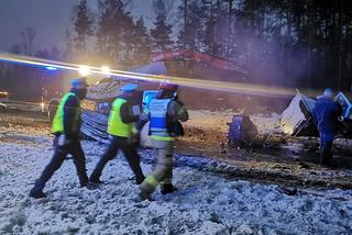 Wypadek na S1 w Dąbrowie Górniczej