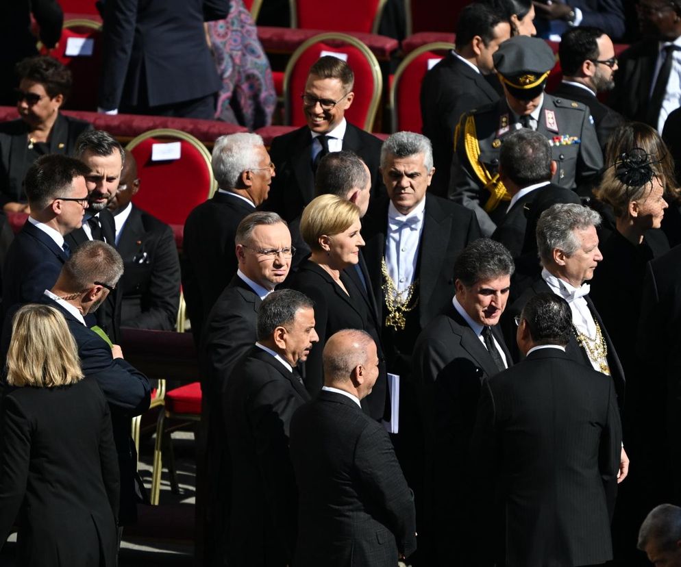 Polska delegacja na pogrzebie papieża Franciszka