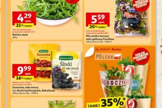Warzywa i owoce z Polski taniej w Auchan. Promocje od 03.07 nawet do 50%!