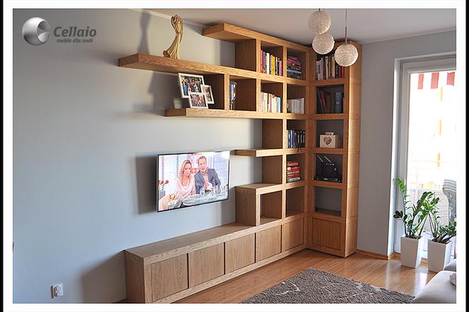 Biblioteczka w kratkę