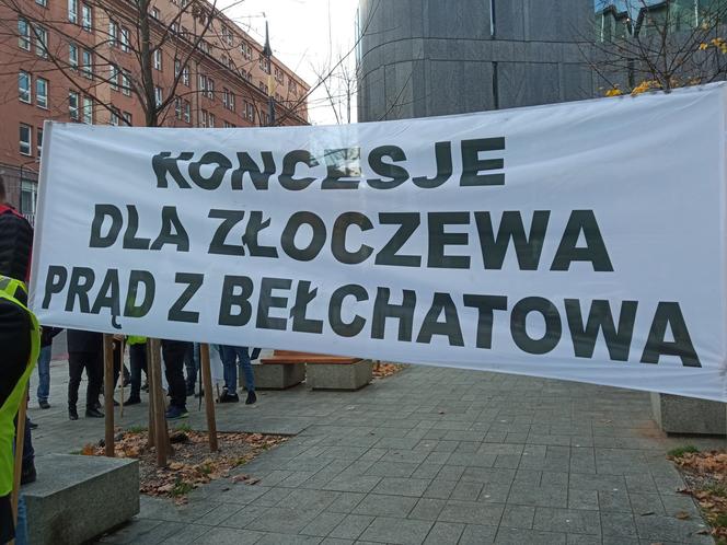  Protest górników w Warszawie 4.11.2022