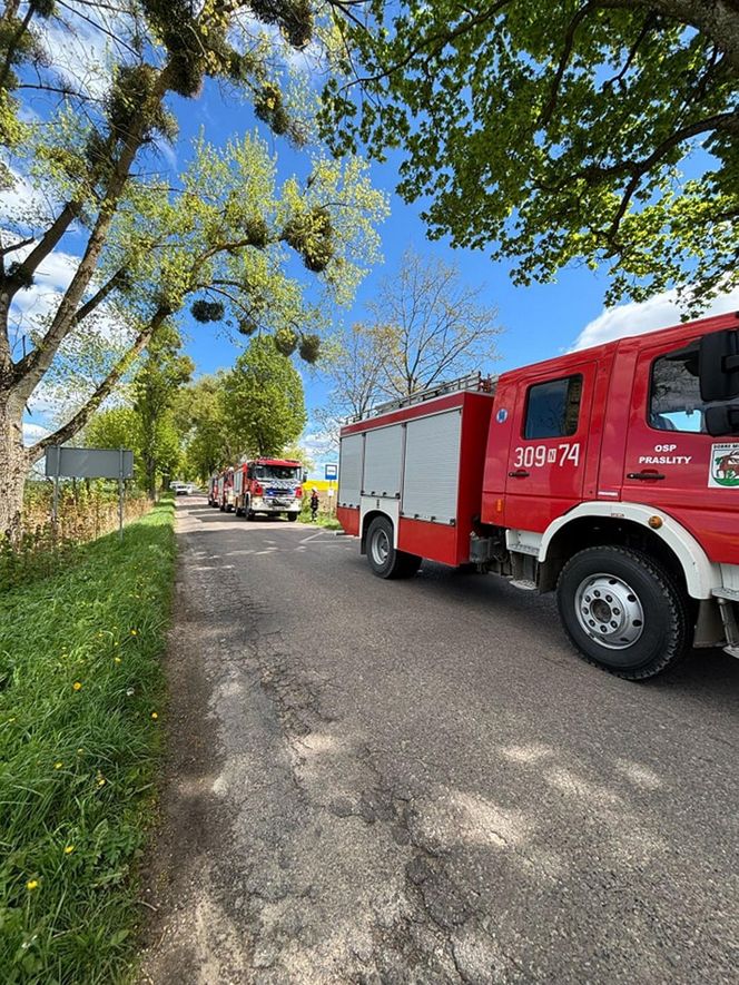 Śmiertelny wypadek pod Olsztynem. 39-latek zignorował znak "stop"? [ZDJĘCIA].