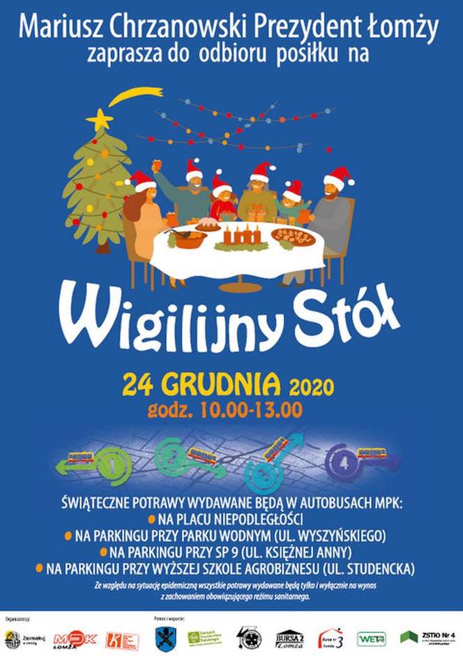 Wigilijny stół będzie mobilny - w tym roku dania zaserwują łomżyńskie Empeki