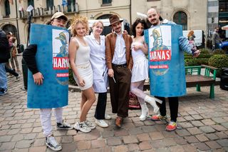 Korowód studentów podczas juwenaliów 2025 w Krakowie