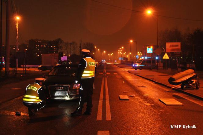 Rybnik: Tragiczny wypadek na ul. Raciborskiej [ZDJĘCIA]