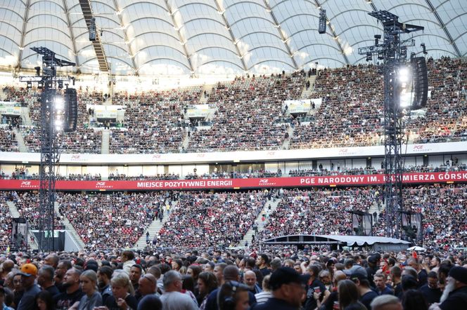Koncert AC/DC w Warszawie (4.07.2025) - część druga. Organizatorem koncertu jest Live Nation