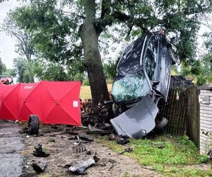 Tragiczny wypadek w Ślęzanach w gminie Lelów
