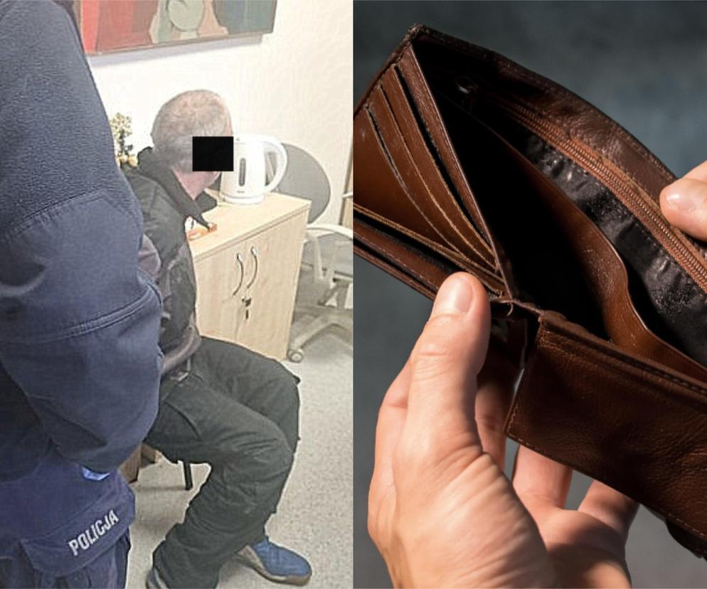 Znalazł portfel, ale zamiast go oddać ruszył na zakupy! Mężczyzna usłyszał aż 23 zarzuty 