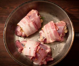 Udka kurczaka nadziewane pieczarkami - nowy efektowny przepis