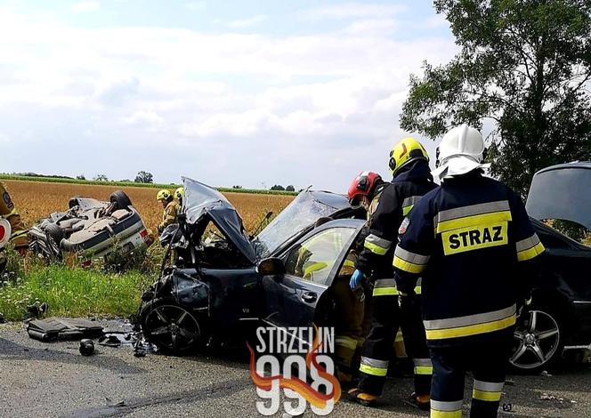 Wypadek na trasie między Strzelinem a Wrocławiem