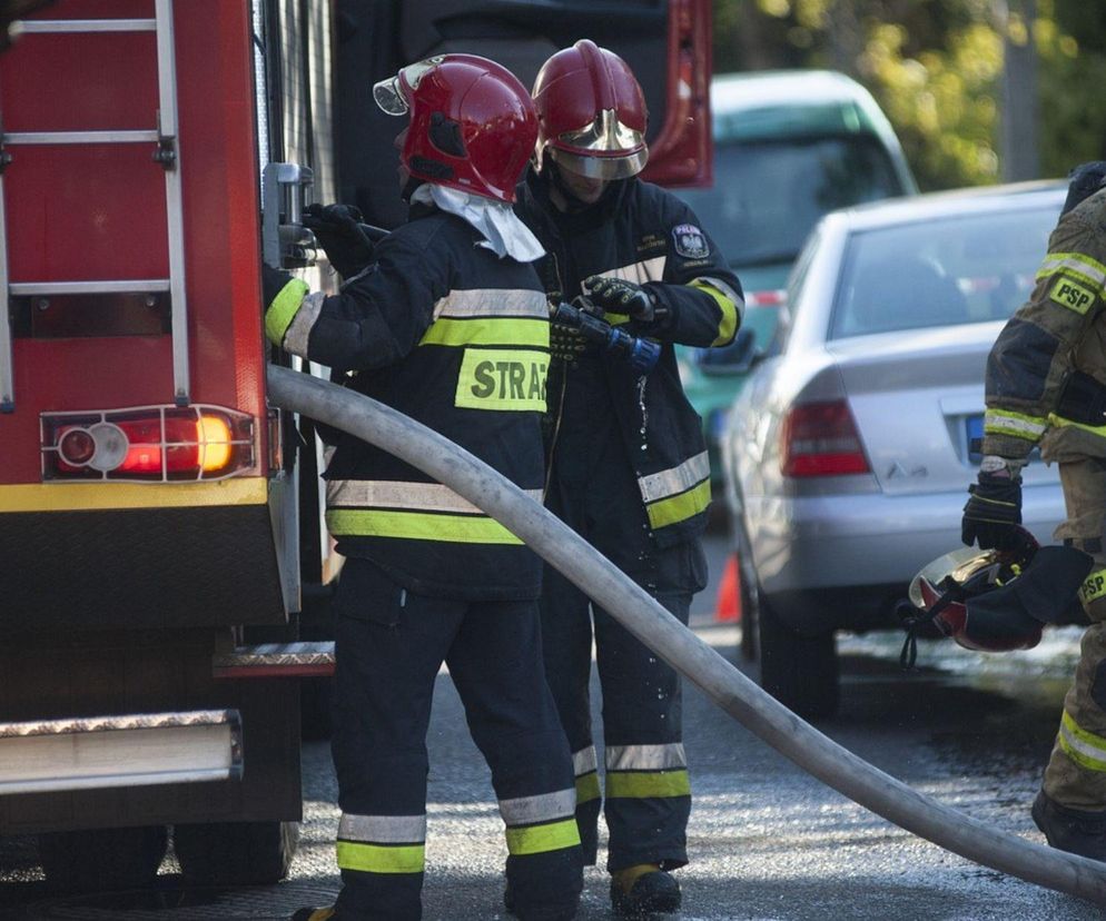 Tragiczny pożar w Policach. Nie żyje dwóch mężczyzn 