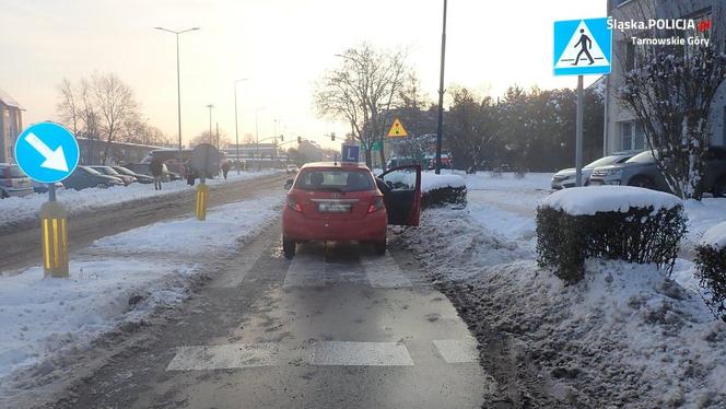 Kursant za kierownicą "elki" potrącił pieszego na przejściu dla pieszych w Tarnowskich Górach