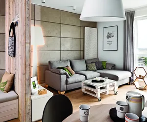 Bartek nie spieszył się z urządzaniem mieszkania. Efekt? Wygodny i stylowy loft na Muranowie 