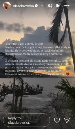 Ola Żebrowska błaga o pomoc dla Polaków na Jamajce. Huragan Melissa wszystko im domy