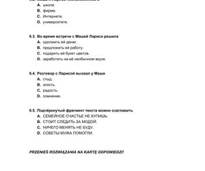 Matura 2025: rosyjski 7.05.2025. Arkusze CKE i odpowiedzi. Poziom podstawowy [Formuła 2023]	