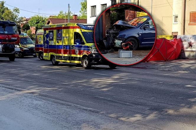 Rąbnął w ogrodzenie zabił pasażerkę