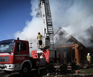 Pożar kultowej bieszczadzkiej restauracji Wilcza Jama