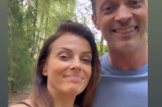 Barwy szczęścia nowy sezon na planie. Kasia (Katarzyna Glinka), Mariusz (Rafał Cieszyński)